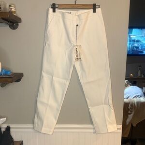 Jil Sander Cream Straight Leg Jeans